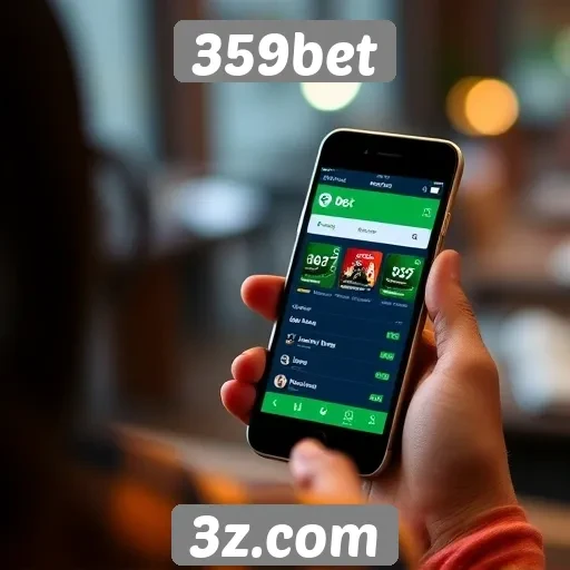 Recursos móveis do 359bet para apostadores