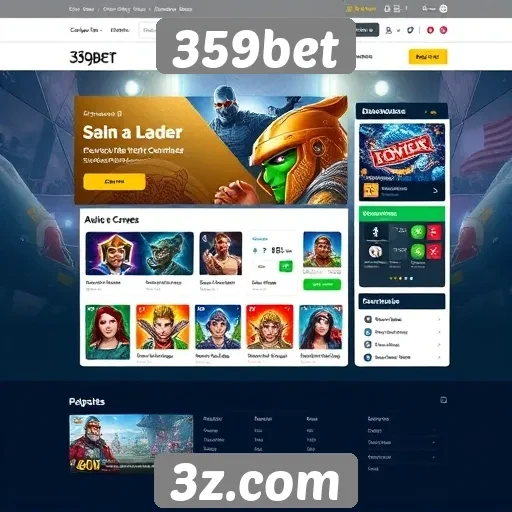 Análise da interface de usuário do site 359bet